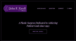 Desktop Screenshot of johnzavellmd.com